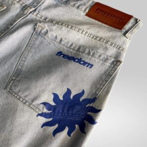 Jean Baggy estampado | Pantalones | Jean claro | Fesera La Plata | La Plata, Argentina