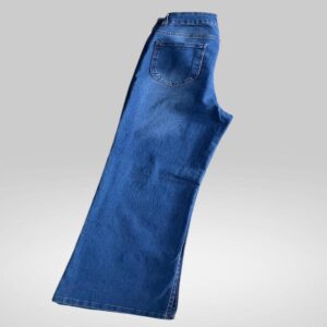 jean elastizado wide leg | Pantalones | Azul Oscuro | Fesera La Plata | La Plata, Argentina