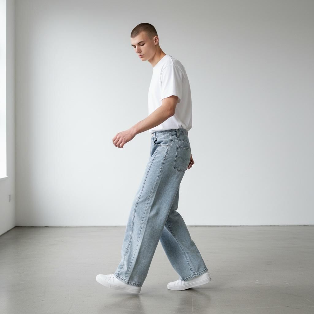 jean baggy liso con doble costura | Pantalones | Claro | Fesera La Plata | La Plata, Argentina