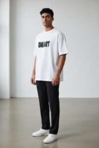remera estampada de algodón peinado “smart“ | Remeras | Negro, arena | Fesera La Plata | La Plata, Argentina