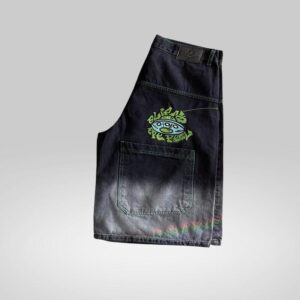 Bermuda Baggy Bordado “ALIEN” | Bermudas | Negro | Fesera La Plata | La Plata, Argentina