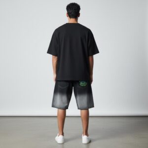 Bermuda Baggy Bordado “ALIEN” | Bermudas | Negro | Fesera La Plata | La Plata, Argentina