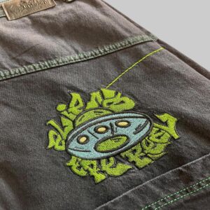 Bermuda Baggy Bordado “ALIEN” | Bermudas | Negro | Fesera La Plata | La Plata, Argentina