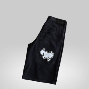 Bermuda Baggy Bordado | Bermudas | NEGRO | Fesera La Plata | La Plata, Argentina