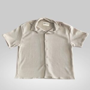 Camisa Tejida de hilo | Camisas | NEGRO, NATURAL | Fesera La Plata | La Plata, Argentina