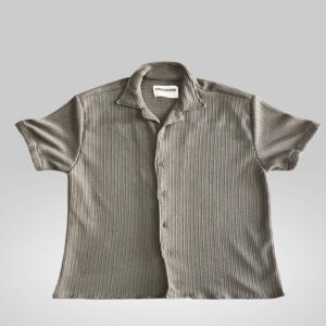 Camisa Tejida de hilo | Camisas | NEGRO, NATURAL | Fesera La Plata | La Plata, Argentina
