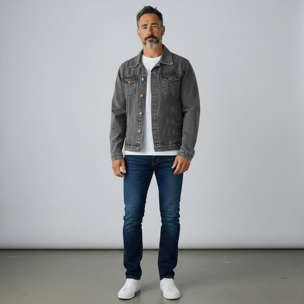 Campera de jean gris | Camperas | GRIS | Fesera La Plata | La Plata, Argentina