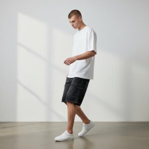 Bermuda Baggy Cargo Negro | Bermudas | NEGRO | Fesera La Plata | La Plata, Argentina