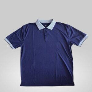 Chomba lisa de algodón. | Remeras | AZUL, CREMA | Fesera La Plata | La Plata, Argentina