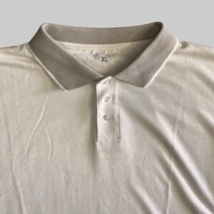 Chomba lisa de algodón. | Remeras | AZUL, CREMA | Fesera La Plata | La Plata, Argentina