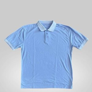 Chomba lisa de algodón. | Remeras | AZUL, CREMA | Fesera La Plata | La Plata, Argentina