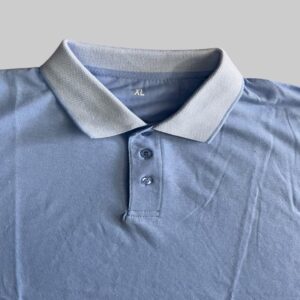 Chomba lisa de algodón. | Remeras | AZUL, CREMA | Fesera La Plata | La Plata, Argentina