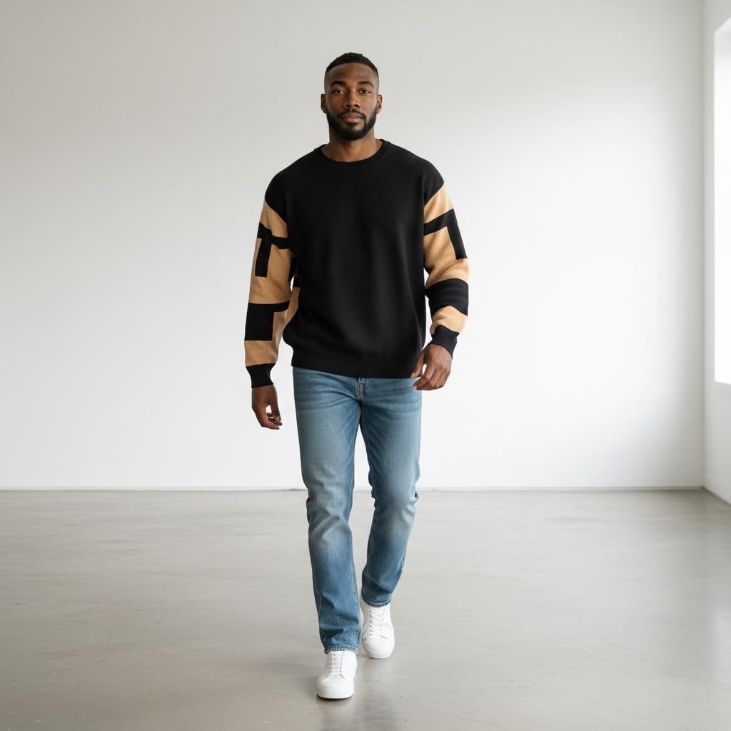 sweater de Bremer estampado | Buzos y sweaters | NEGRO | Fesera La Plata | La Plata, Argentina