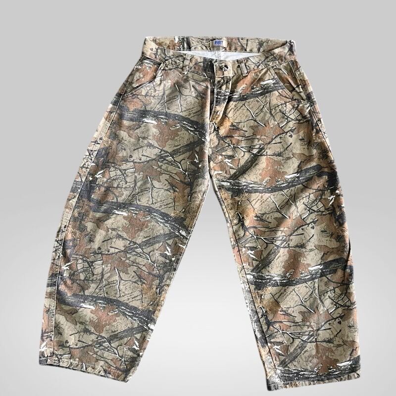 jean Baggy con estampado real Tree | Pantalones | Real Tree oscuro | Fesera La Plata | La Plata, Argentina