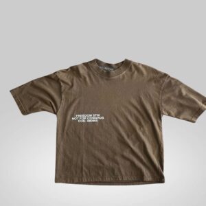 remera corte Boxy de algodón estampado Fesera en La Plata