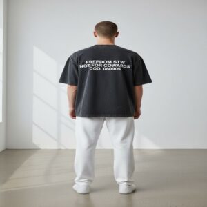 remera corte Boxy de algodón estampado Fesera en La Plata